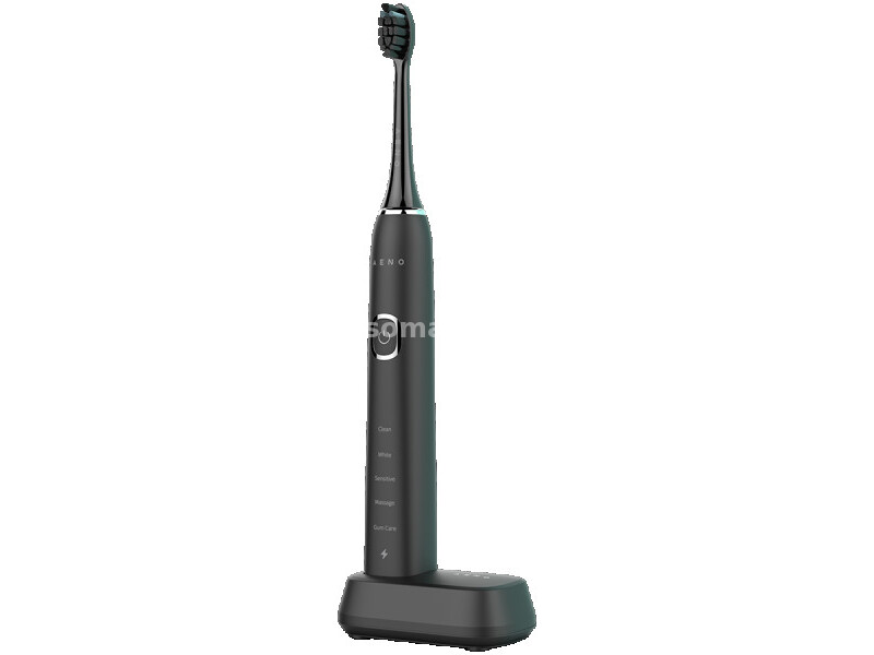 AENO Sonic Electric Toothbrush DB6: Black, 5 modes, wireless charging, 46000rpm, 40 days without ...