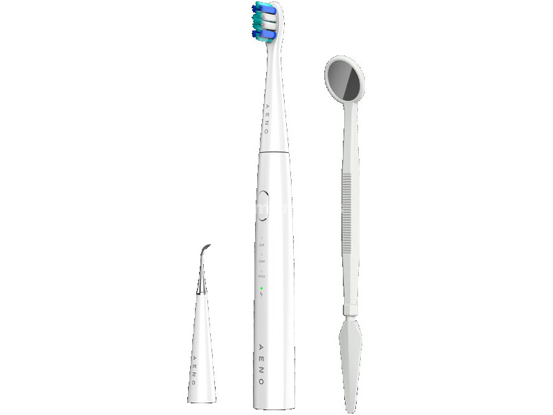 AENO Sonic Electric toothbrush, DB8: White, 3modes, 3 brush heads + 1 cleaning tool, 1 mirror, 3...