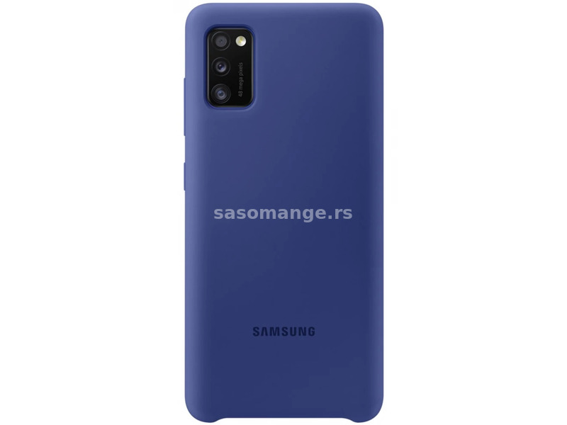 SAMSUNG EF-PA415T Silicone Cover Samsung Galaxy A41 blue