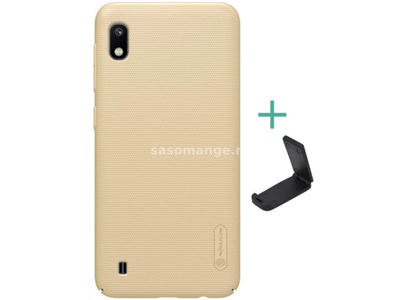 NILLKIN Super Frosted Plastic back panel protection case stand Galaxy J6 Plus (2018) gold