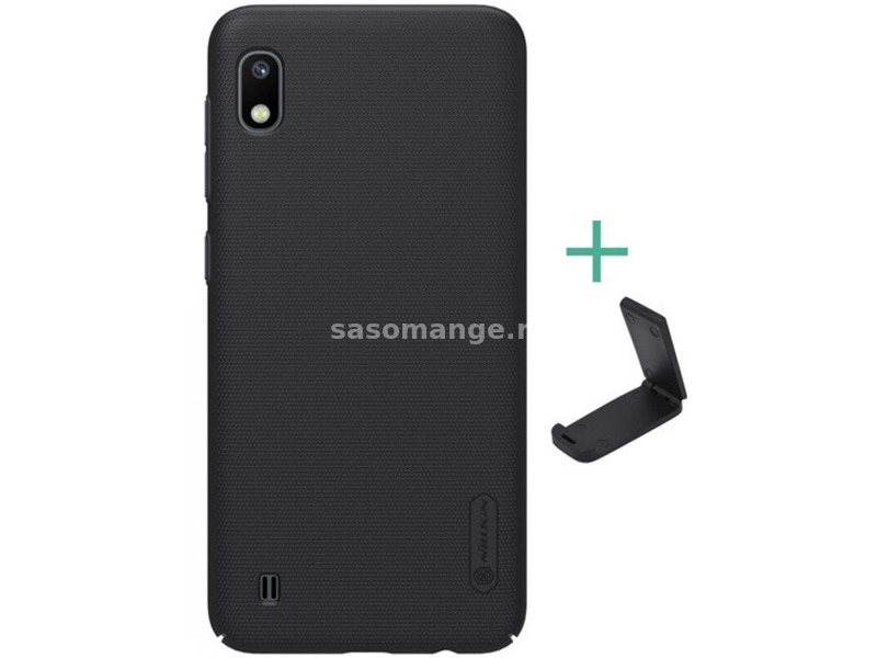 NILLKIN Super Frosted Plastic back panel protection case stand Galaxy J6 Plus (2018) black
