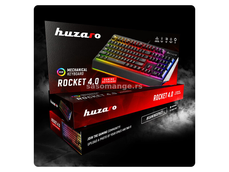 Huzaro Gaming Tastatura Rocket 4.0 RGB