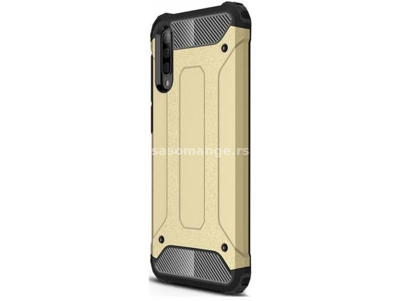 ZONE Huawei Mate 30 / 30 5G Plastic back panel protection case Defender fémhatású gold