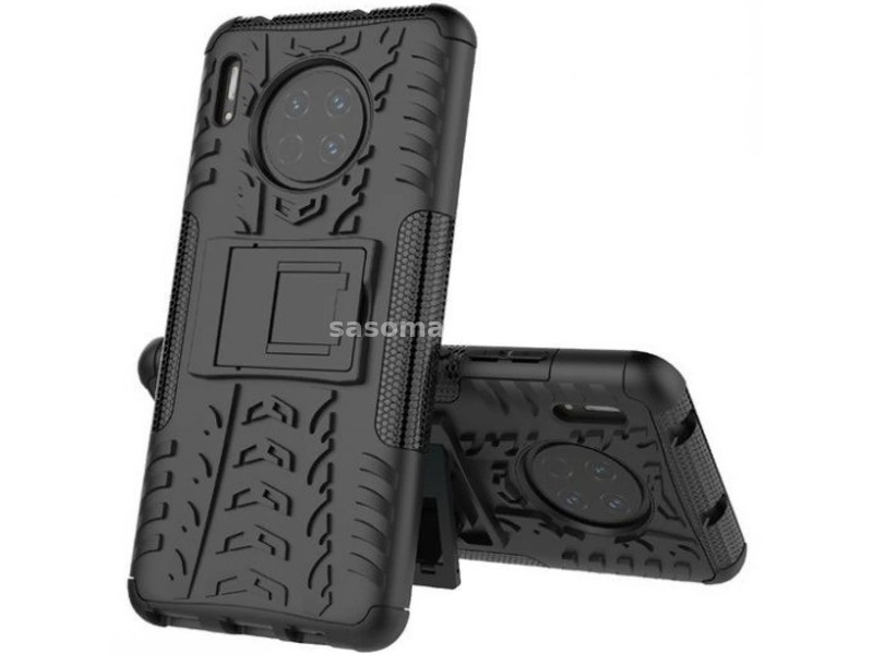 ZONE Huawei Mate 30 / 30 5G Plastic back panel protection case Defender kickstand and silicone in...