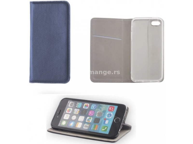 ZONE Huawei Mate 30 / 30 5G Side blooming case Smart Magnet dark blue