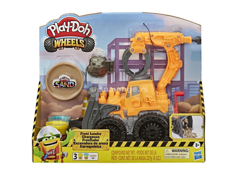 HASBRO Play-Doh Wheels front loader machinery