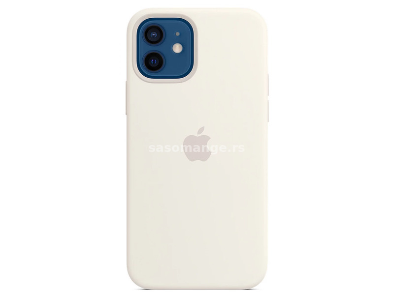 APPLE MagSafe rögzítésű silicone case iPhone 12/12 Pro white