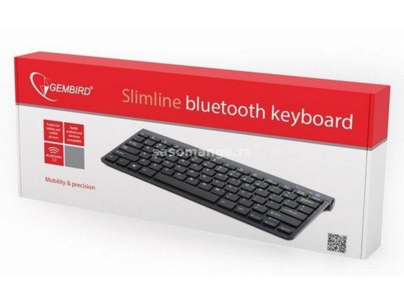 x-KB-BT-001 Gembird Bluetooth Slimline tastatura US layout black