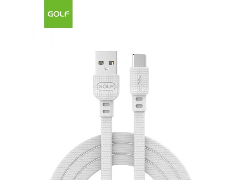 USB kabl na Tip C 1m GOLF GC-66T beli