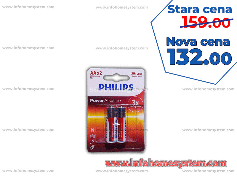 BATERIJA 1/2 AA LR6 PHILIPS