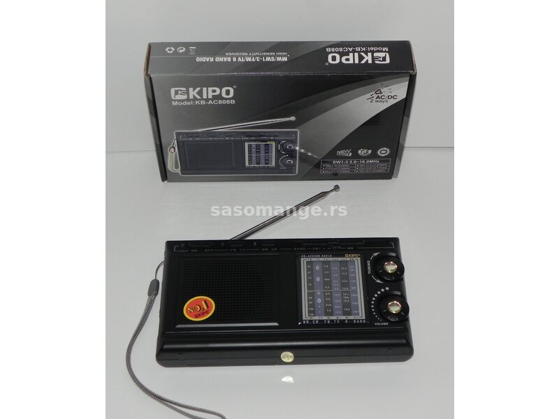 Radio KIPO na struju ili baterije