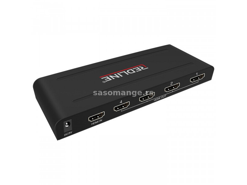 REDLINE HDMI razdelnik, 1 ulaz - 4 izlaza - HS-4000