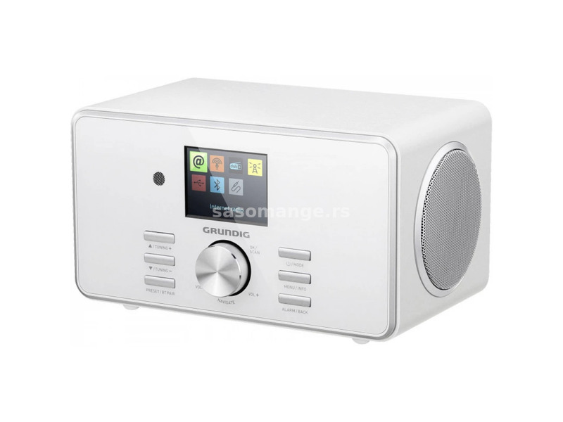 GRUNDIG DTR 5000 X Bluetooth can desktop radio white
