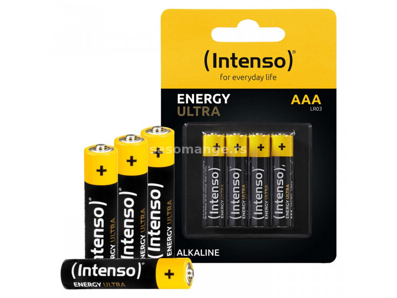 (Intenso) Baterija alkalna, AAA LR03/4, 1,5 V, blister 4 kom