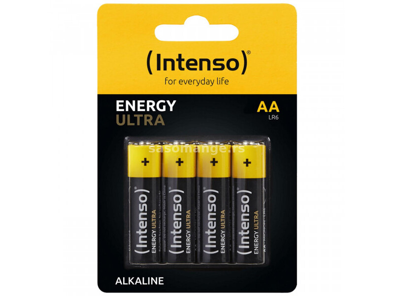 (Intenso) Baterija alkalna, AA LR6/4, 1,5 V, blister 4 kom