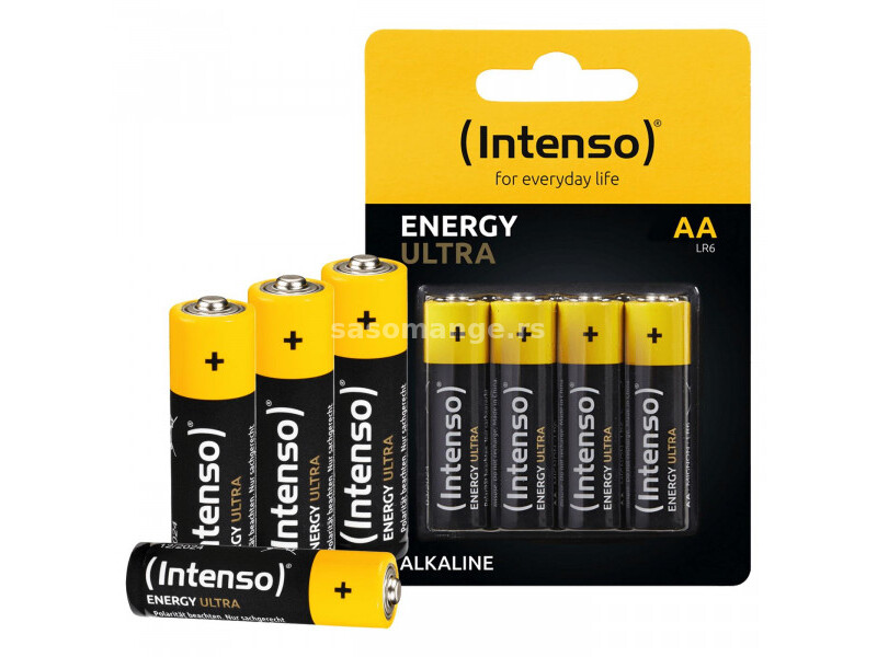 (Intenso) Baterija alkalna, AA LR6/4, 1,5 V, blister 4 kom