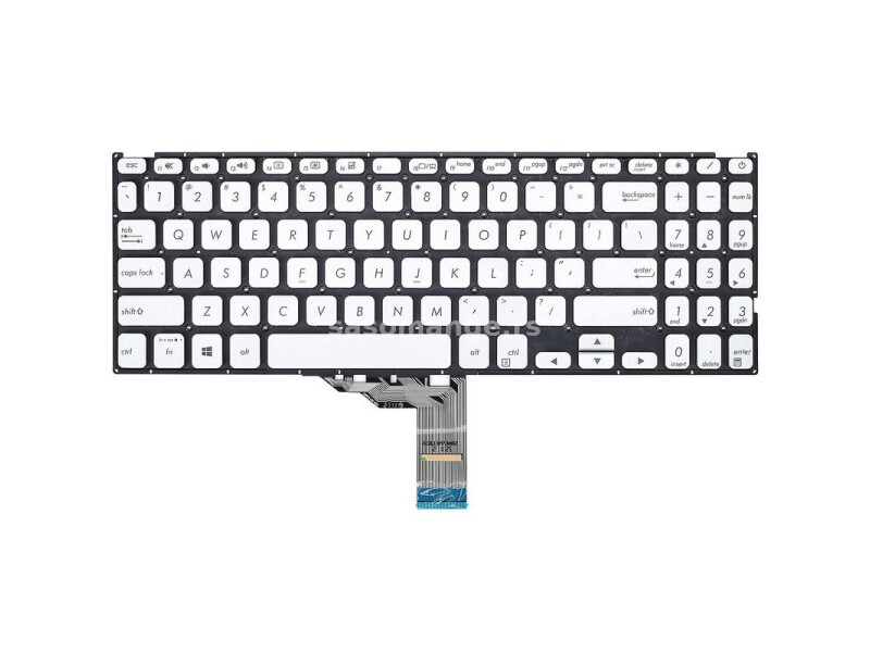 Tastatura za Laptop Asus Vivobook 15 F512 F512DA series SREBRNA(SIVA) mali enter