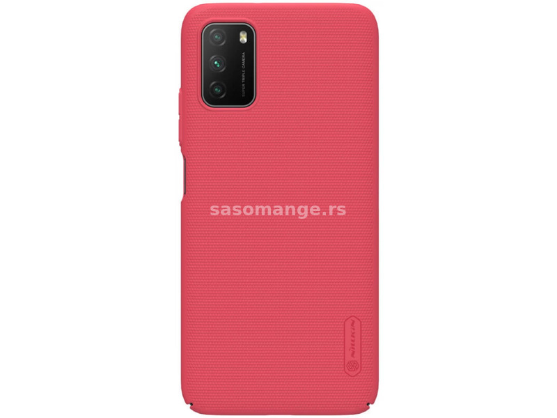 NILLKIN Super Frosted back panel case Xiaomi Poco M3 red