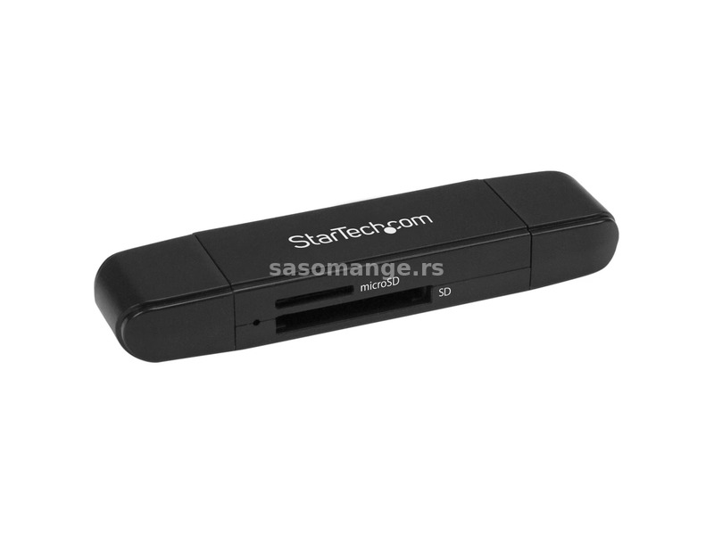 STARTECH USB 3.0 Memory Card Reader/Writer for SD and microSD Cards - USB-C and USB-A