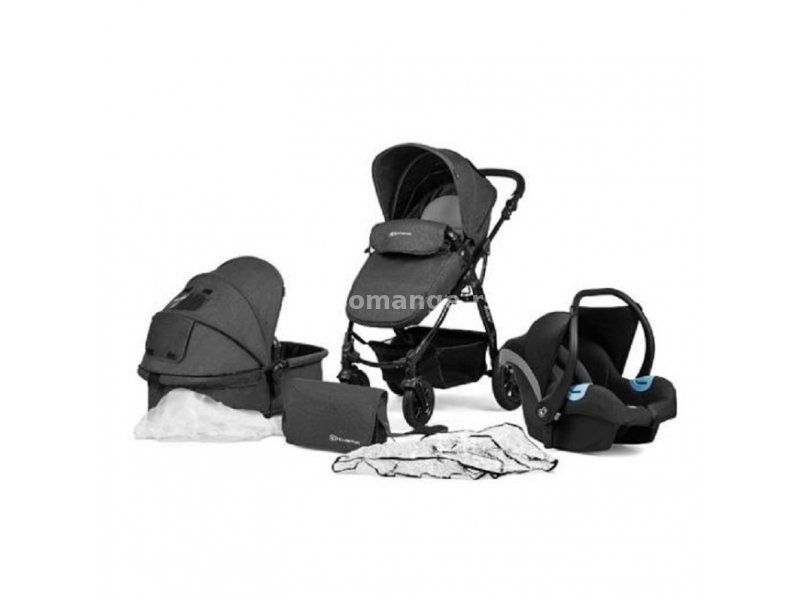 KINDERKRAFT Kolica za bebe Moov 3U1 black