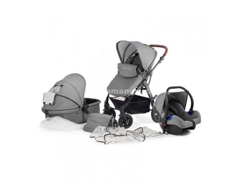 KINDERKRAFT Kolica za bebe Moov 3U1 grey