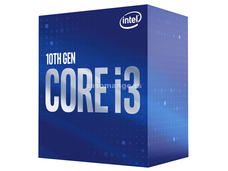 CPU S1200 INTEL Core i3-10100F 4 cores 3.6GHz (4.3GHz) Box