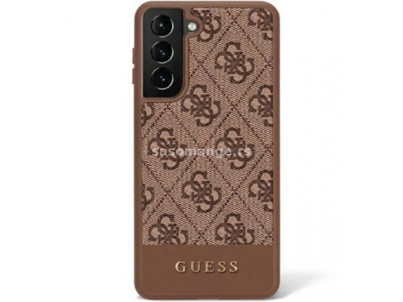 Guess Futrola za Samsung S23 Brown 4G Stripe Collection