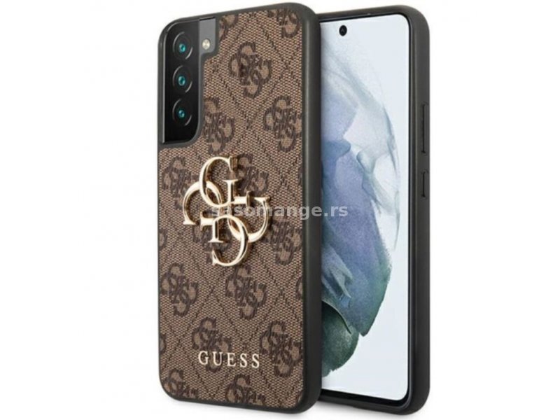 Guess Futrola za Samsung S23 Brown 4G Big Metal Logo