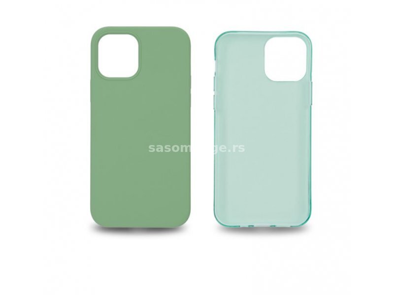 JUST IN CASE 2u1 Extra case MIX paket zeleni za iPhone 12