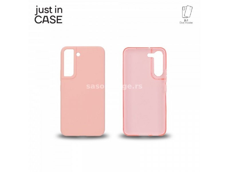 JUST IN CASE 2u1 Extra case MIX paket PINK za S22