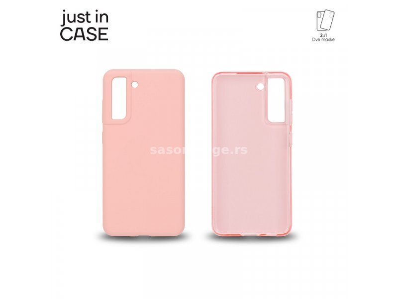 JUST IN CASE 2u1 Extra case MIX paket PINK za S21FE