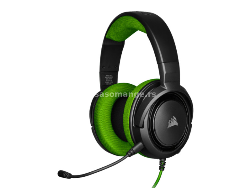 CORSAIR Gejmerske slušalice HS35 (Crna-zelena) CA-9011197-EU