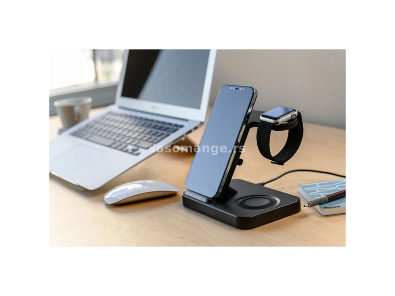 FIXED Cable without desktop charging stand 3 device black