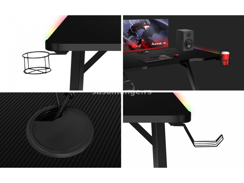 Huzaro Gaming sto Hero 2.5 RGB 120x60cm