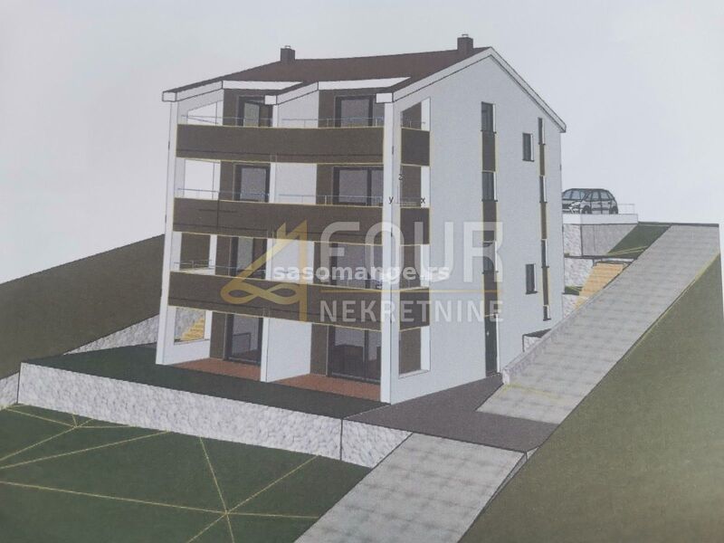 Crikvenica, Dramalj, novogradnja, 101.21m2, dvoetažni stan