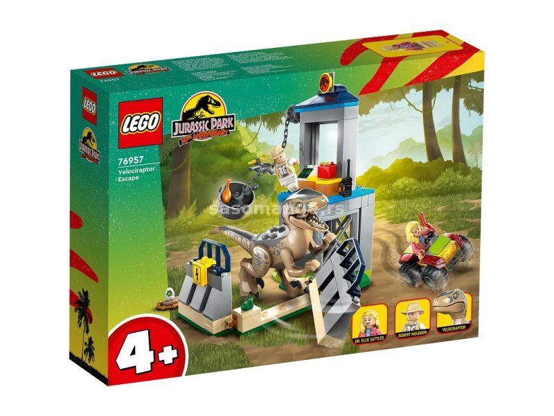 LEGO 76957 Bekstvo velociraptora