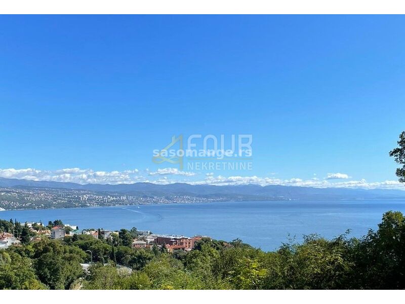 Opatija, komforan stan, 3s+db, sauna, prekrasna terasa, garažno mjesto