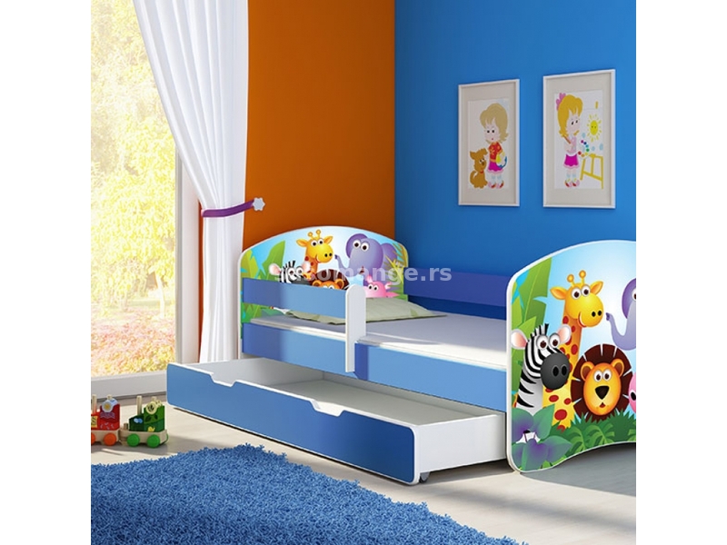 Krevet za decu BLUE SA FIOKOM 140X70 acma 2