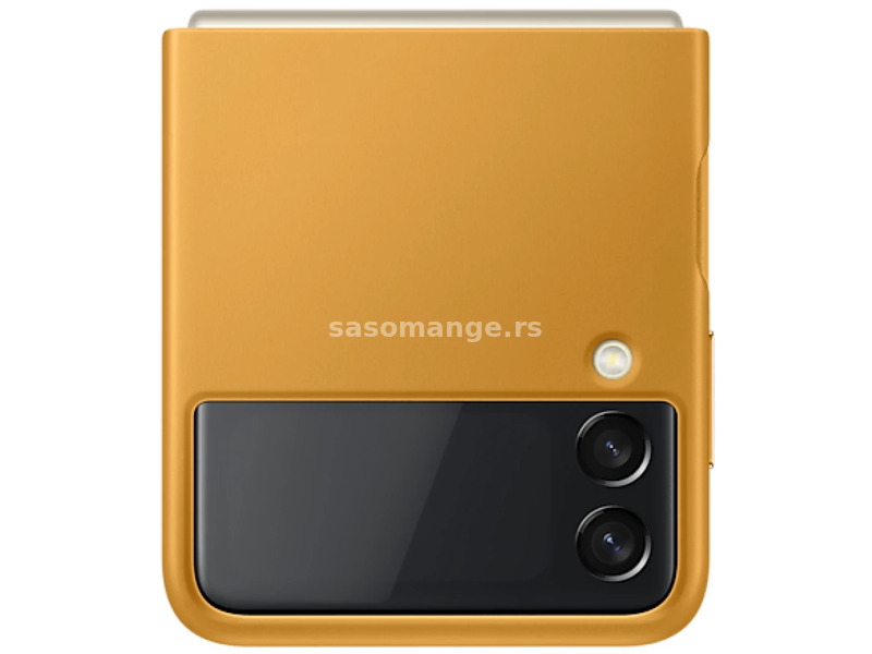 SAMSUNG EF-VF711LYEG Skin back panel Galaxy Z Flip3 mustár brown