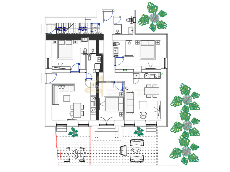 Rijeka, Podmurvice, 62.30m2, 2s+db, terasa 30m2