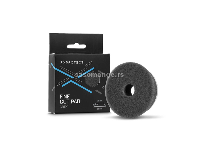 FX FINE CUT PAD GREY 75/90MM