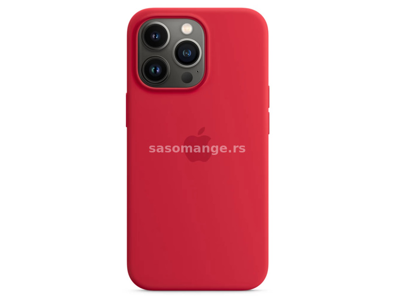 APPLE MagSafe rögzítésű silicone case iPhone 13 Pro red