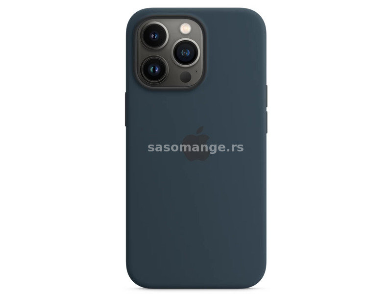 APPLE MagSafe rögzítésű silicone case iPhone 13 Pro deep indigo blue