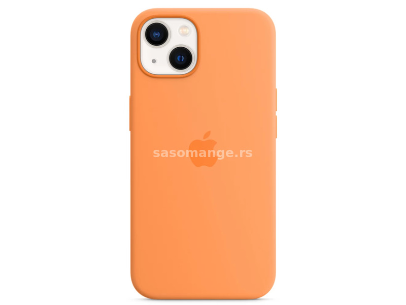 APPLE MagSafe rögzítésű silicone case iPhone 13 körömvirág