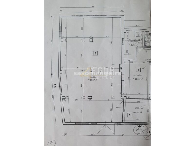 Rijeka, Kantrida, 177.20m2, poslovno- skladišni prostor