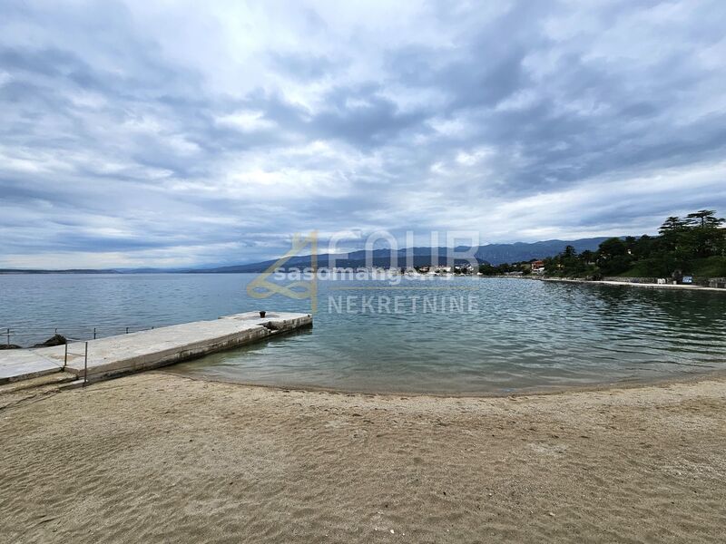 Otok Krk, Šilo, novogradnja, 68.70m2, 3s+db, 2 lođe, pogled na more