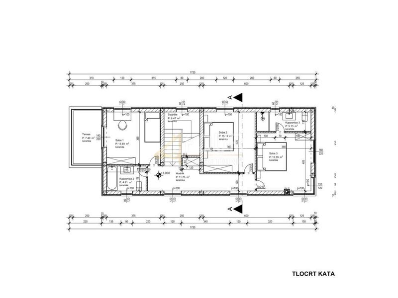 Istra, Svetvinčenat, novogradnja s bazenom, 160m2