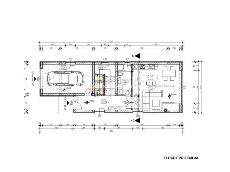 Istra, Svetvinčenat, novogradnja s bazenom, 160m2