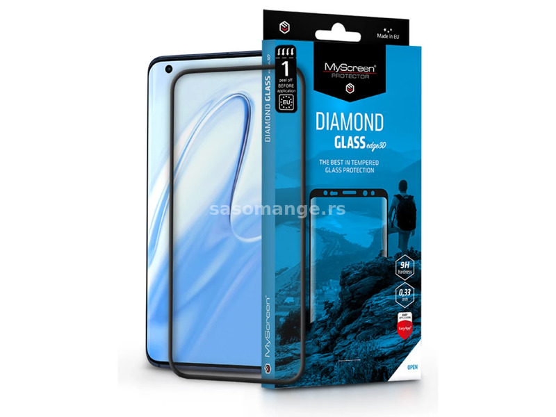 MYSCREEN Diamond Glass Edge3D screen protector Xiaomi Mi 10/Mi 10 Pro black