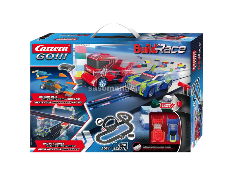 CARRERA-TOYS Build n Race 4.9 court stock 2 piece by car
